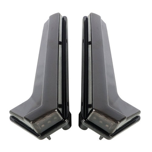 Solid Spare For Polaris RZR XP 1000 XP TURBO S 2009-2020 UTV Smoked LED Tail Brake Lights