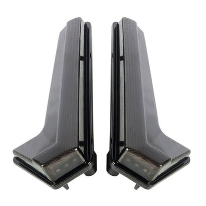 Solid Spare For Polaris RZR XP 1000 XP TURBO S 2009-2020 UTV Smoked LED Tail Brake Lights