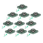 Solid Spare UCFL205-16 Pillow Block Flange Bearing 1" Bore 2 Bolt Solid Base 10PCS