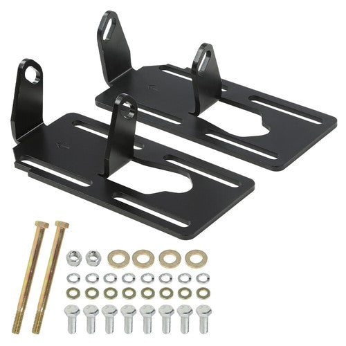 Solid Spare Conversion Engine Mounts Swap Adjustable Fit For 88-98 GM Truck LS1 LS2 LS6 LSX