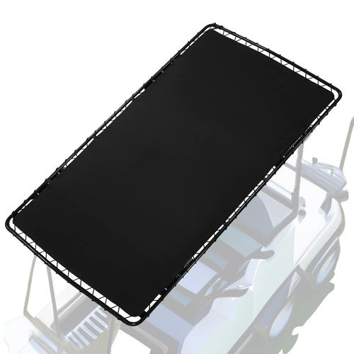 Solid Spare 85" Golf Cart Roof Top Tubular Canopy For EZGO TXT 4-Seat Sun Top Club Car