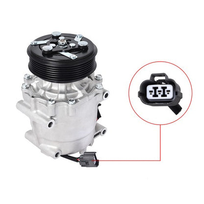 Solid Spare 2004914 For Honda Civic 2002 2003-04 2005 1.7L A/C Compressor W/Clutch CO4914AC