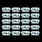 Solid Spare 20pcs Windshield & Rear Window Trim Molding Clips Fit For 1978-1988 GMG-Body