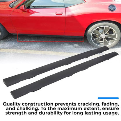 Solid Spare Rocker Panel For Dodge Challenger 08-14 Door Exterior Side Molding Body Trim