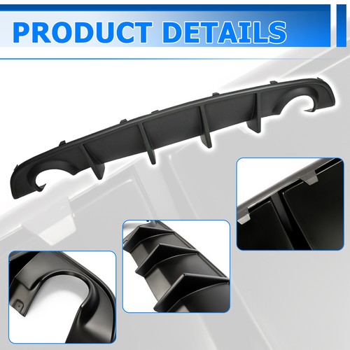Solid Spare For 2015-23 Dodge Charger SRT Factory Style Rear Diffuser Bumper Valance Lip PP