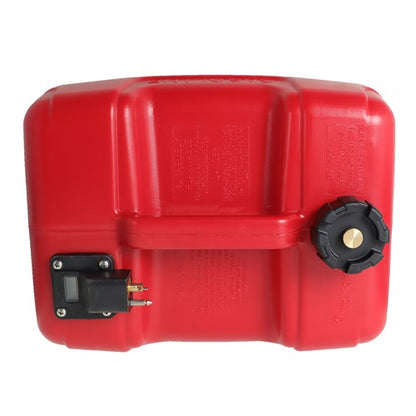 Solid Spare New 3 Gallon 12L Boat Fuel Tank Marine Outboard Motor Fuel Tank w/Connector US