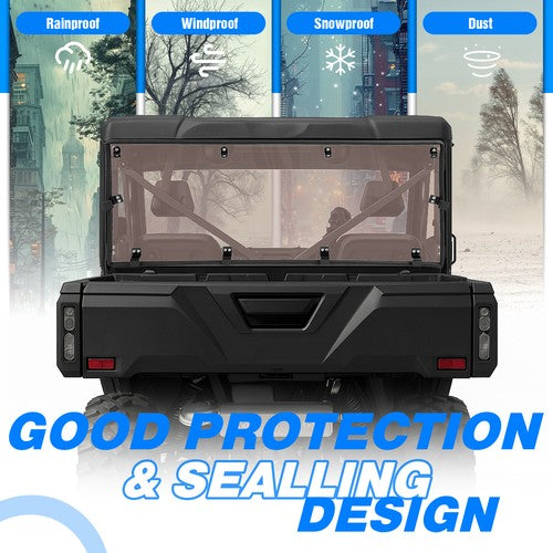 Solid Spare Smoke Rear Windshield Back Window for CFMOTO UFORCE 1000 2019-26 1000XL 2022-26