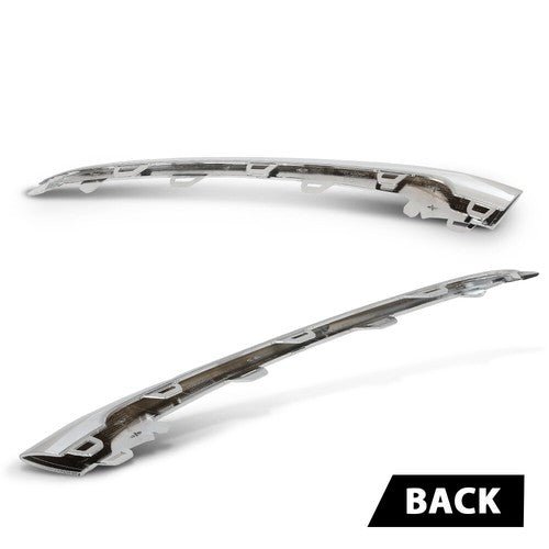 Solid Spare Fit For 18-20 Mercedes-Benz W222 S450/560 Front Bumper Trim Molding Left+Right