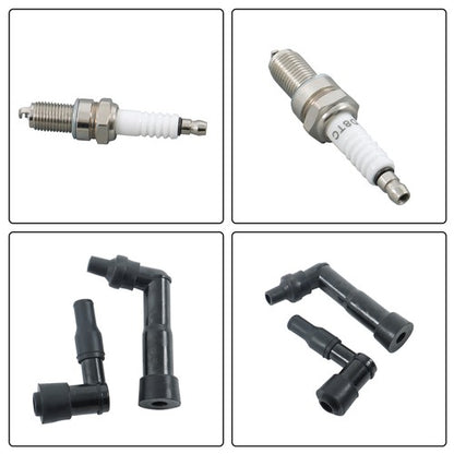 Solid Spare For Yamaha XJ650 1980-83 XJ650L 81-83 XJ650R 82 Ignition Coil Spark Plug & Caps