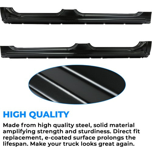 Solid Spare Rocker Panels FOR 99-07 Chevy Crew Cab Silverado GMC Sierra 4 Door Pickup PAIR