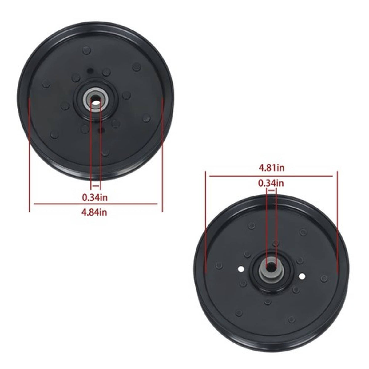 Solid Spare For Ariens 07351200 Gravely Flat Idler 5.00"x.75" Zenith Apex SD RD CE 48 52 60