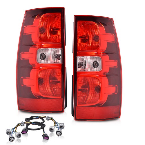 Solid Spare Tail Lights Brake Lamps Left+Right Fit For 07-14 Chevrolet Suburban Tahoe