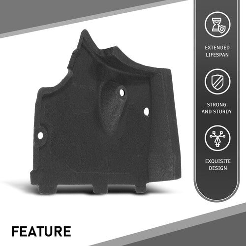 Solid Spare Front Under Body Splash Guard Shield Cover Right Fit For 11-17 Audi A6 S6 C7 A7