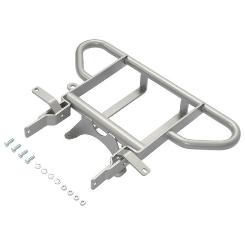Solid Spare Rear Grab Bar Cooler Rack Silvery For Yamaha Banshee YFZ350 YFZ 350 1987-2006