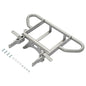 Solid Spare Rear Grab Bar Cooler Rack Silvery For Yamaha Banshee YFZ350 YFZ 350 1987-2006