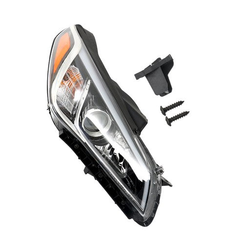 Solid Spare Headlight Headlamp Assembly For Hyundai Sonata 2015-17 Clear Halogen Right Side