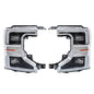 Solid Spare For Ford F250 F350 SuperDuty 2020-22 LH+RH Headlight Headlamp w/o Sport Package