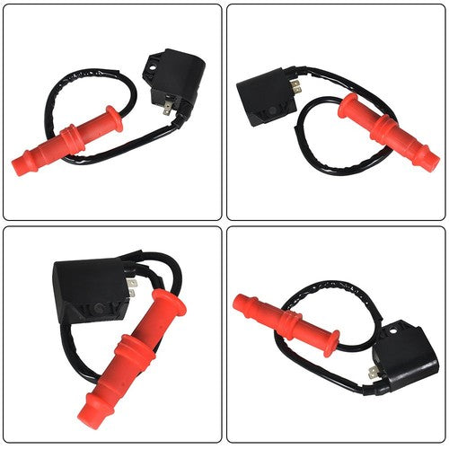 Solid Spare Ignition Coil Spark Plug CDI For Polaris RANGER 500 400 2004-14 3089238 3089239