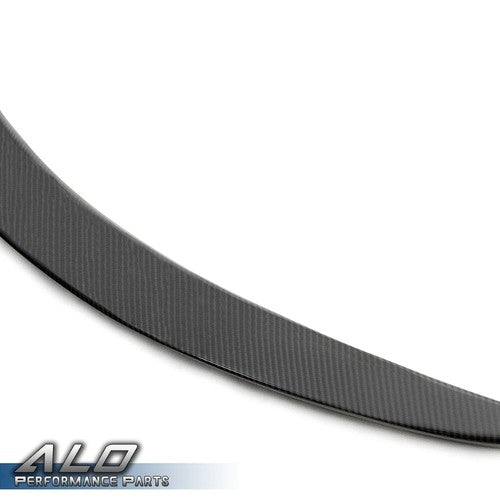 Solid Spare Rear Trunk Spoiler Wing Carbon Look Fit For 2015-2020 Benz W205 C-Class C63 AMG