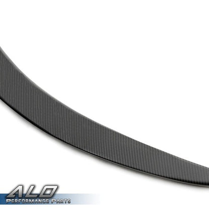 Solid Spare Rear Trunk Spoiler Wing Carbon Look Fit For 2015-2020 Benz W205 C-Class C63 AMG