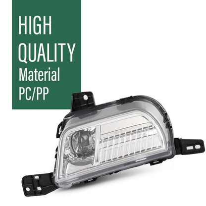 Solid Spare LED DRL Front Fog Light Driving Lamp Right Side Fit For 2019-2024 Ford Edge