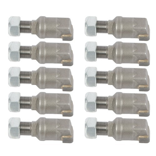 Solid Spare 04501311 Lot Of 10 Stump Grinder Teeth Fits Carlton 5014, 7015, 7500, 7015,8018