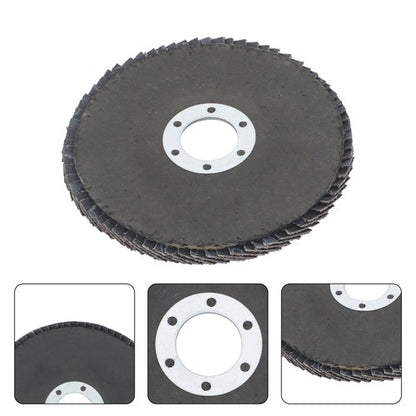 Solid Spare 10 pcs 4-1/2" Flap Sanding Disc 40 Grit 4.5 Grinding Wheels for Angle Grinder