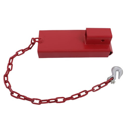 Solid Spare 2" Forklift Trailer Hitch Receiver Attachment Towing Pallet Forks Adapter