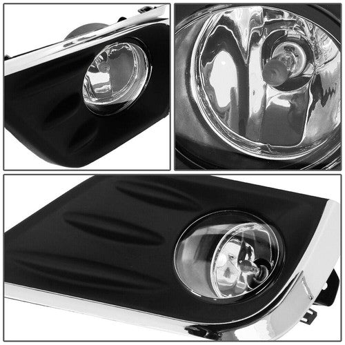 Solid Spare LED Headlights Replacement For 2016-2018 Nissan Altima Halogen Fog Lights L+R