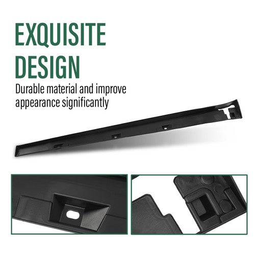 Solid Spare Fit For 2016-2021 Honda Civic LX EX SI Sedan Type-R Style Side Skirt Extension