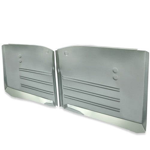 Solid Spare New Pair Front Floor Pans Steel For Chevy Chevrolet 1955 1956 1957