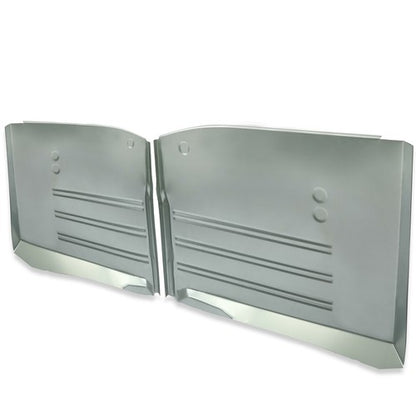 Solid Spare New Pair Front Floor Pans Steel For Chevy Chevrolet 1955 1956 1957