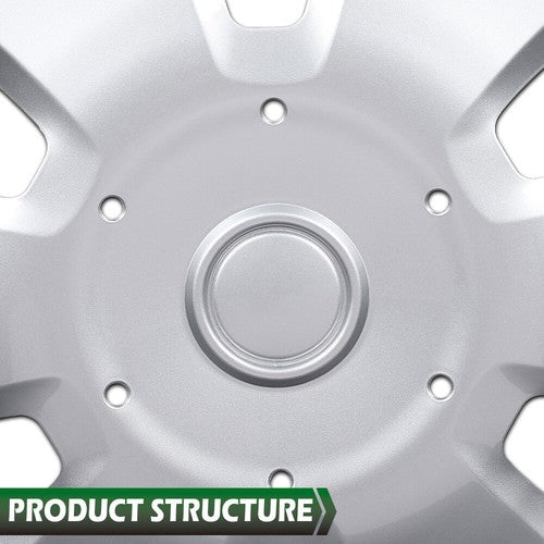 Solid Spare Fit For 2010 2011-2013 Ford Transit Connect Van 15" Wheel Covers Hub Caps 4pcs