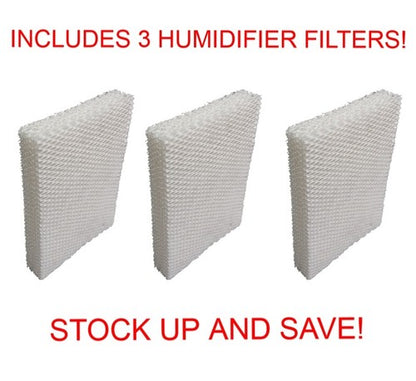 Solid Spare (3) EFP Replacement Paper Humidifier Filter for Lasko Cascade 7.5" x 1" x 12" D