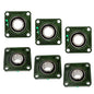 Solid Spare (6) UCF209-28 Solid Base Pillow Block Flange Mounted Bearing 1-3/4" Bore 4 Bolt