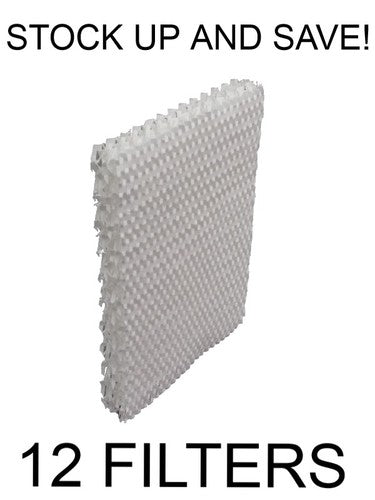 Solid Spare 12-Pack H100 Humidifier Filters - Replaces Holmes HWF100 Sunbeam SF235