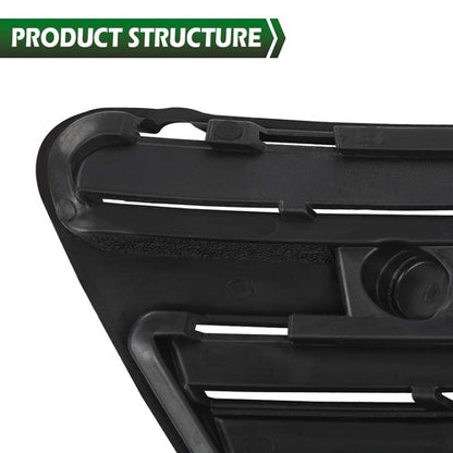 Solid Spare Front Bumper Insert Fog Light Cover Left+Right Fit For 2013-2014 Ford Mustang