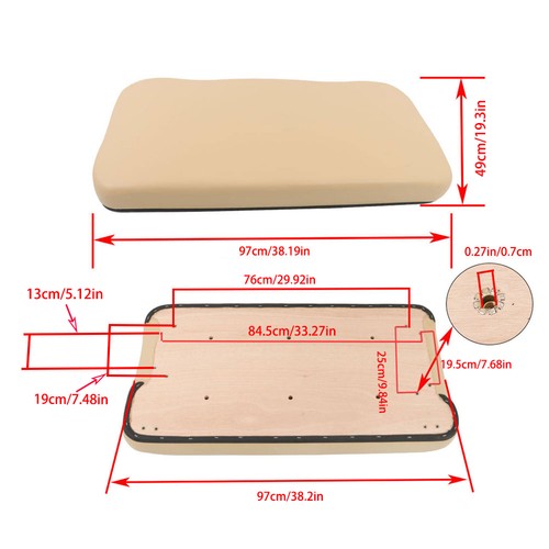 Solid Spare Golf Cart Replacement Front Seat Bottom Assembly For Club Car Precedent 2004-Up