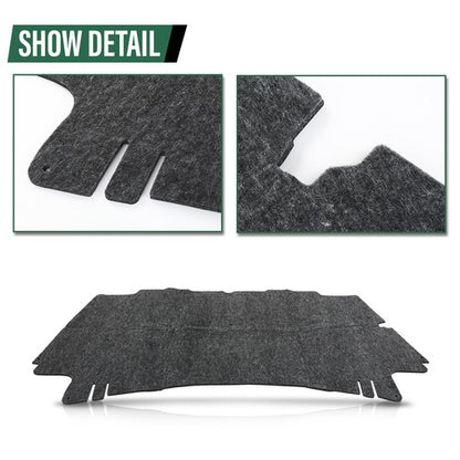 Solid Spare Fit For 2002-2009 Dodge Ram 2500 3500 Hood Insulation Pad Heat Blanket & Clips