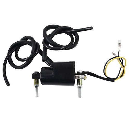 Solid Spare Fit For Honda Kawasaki Yamaha Suzuki CB KZ XS GS 12V Dual Wire Ignition Coil