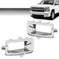 Solid Spare Fit For 2014-2015 Chevrolet Silverado 1500 Fog Light Trim Right+Left Side