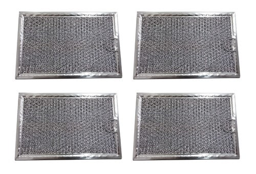 Solid Spare (4) Filters for GE WB06X10309 Advantium JVM1490 Mesh Grease Microwave Filter