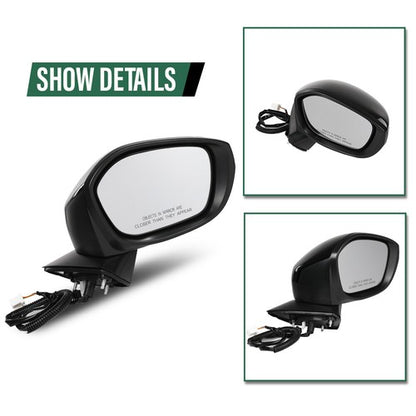 Solid Spare New Fit For 2022-2023 Honda Civic 3 Pin Manual Fold Power Mirror Passenger Side