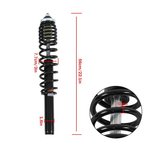 Solid Spare 7043532 7043666 ATV For Polaris Ranger 400 500 570 ETX EV 800 Crew Front Shocks