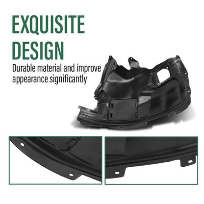 Solid Spare Front Fender Liner Inner Splash Shield Fit For 2018-2024 BMW X4 X3 Left Side