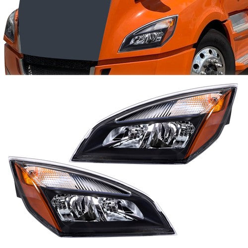 Solid Spare Left and Right Headlights For Freightliner Cascadia 2018-2023 A6601512002