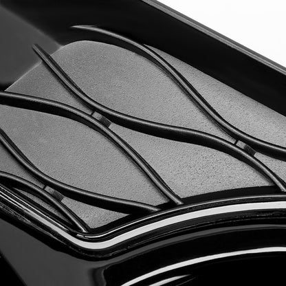 Solid Spare Front Bumper Fog Light Cover Bezel Trim For Infiniti Q50 Sport 2014-2017 LH & RH