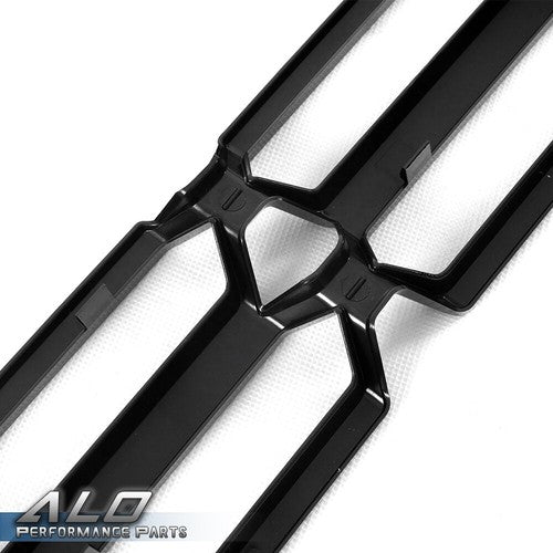 Solid Spare Fit For 16-18 Chevy Silverado 1500 Upper Grille Overlay Snap On Insert