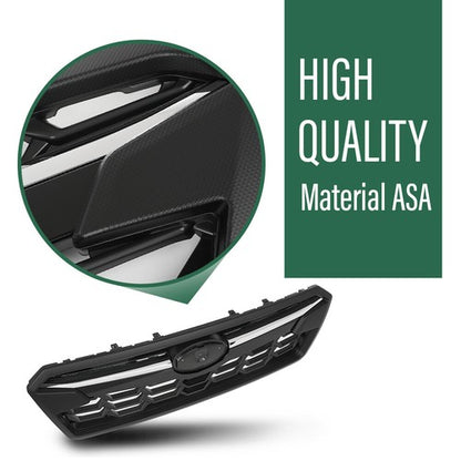 Solid Spare Fit For 2020-2022 Subaru Outback Front Bumper Upper Grille Grill Black Chrome