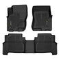 Solid Spare Fit For 2008-2021 Nissan Frontier Crew Cab All Weather TPE Floor Mats Liners